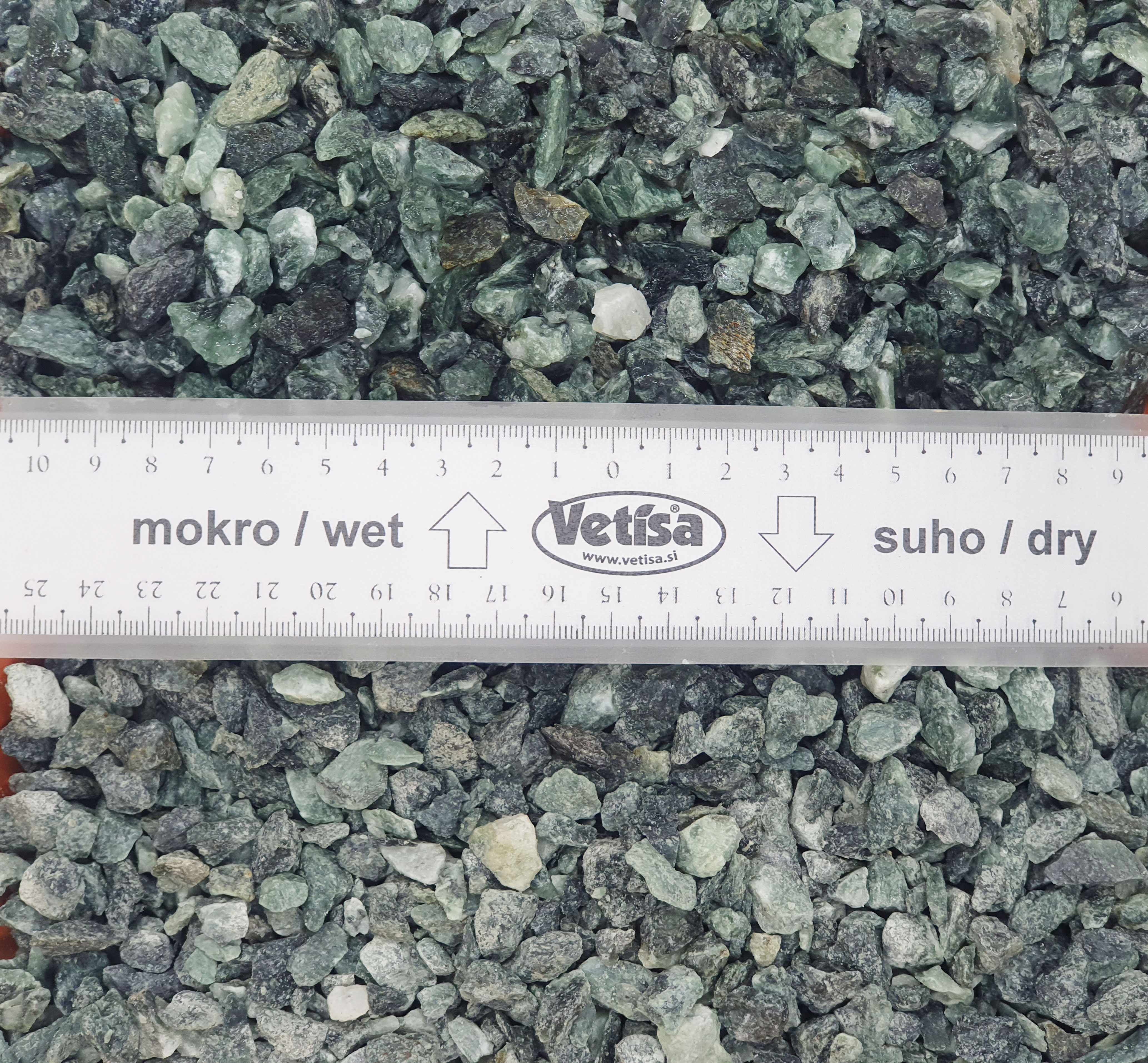 Vetisa- Verde Alpi 10KG ( 9-12 mm)-60/EP-Zeleni marmorni pesek